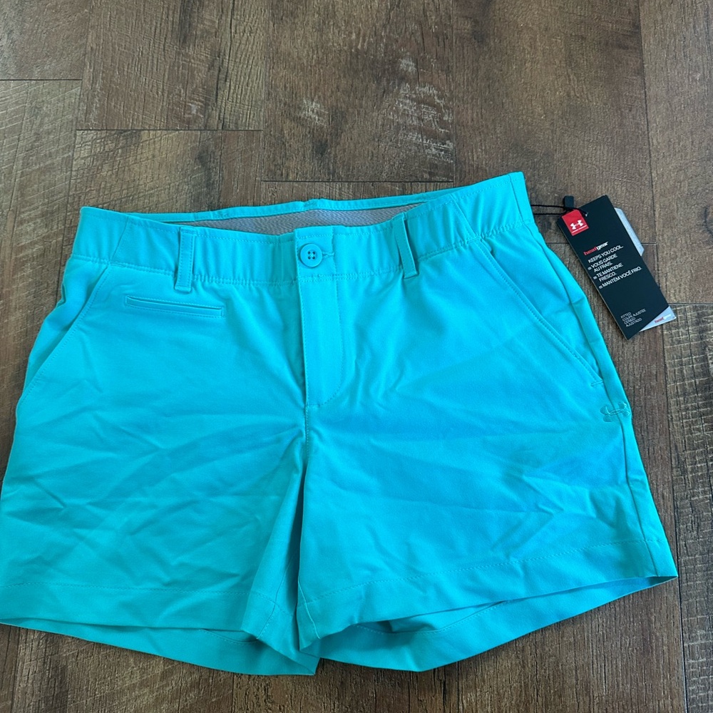 Under armour Turquoise Golf Shorts